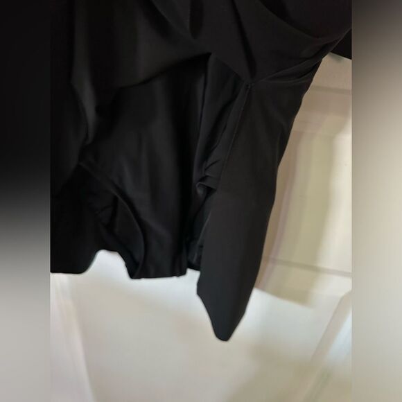 NWT Aqua Green Swimwear Black Swimsuit w/ Skirt Size Medium - Picture 6 of 12